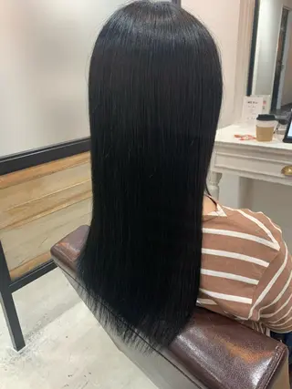 ロング カラー ヘアアレンジ kei/透明感カラー /ベージュ/髪質改善のヘアスタイル