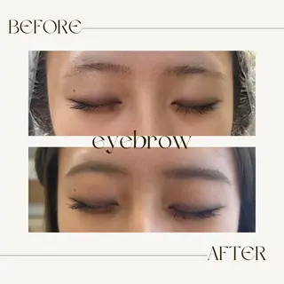 アイブロウ ハイトーン/暖色/ 眉/メイク/Rinaのヘアスタイル