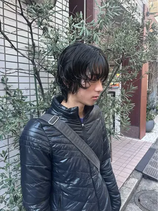 メンズ ボブ/メンズ/パーマ /Tamakiのヘアスタイル