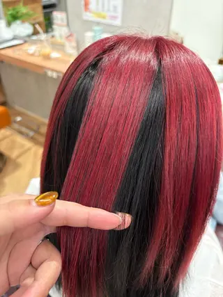 ミディアム カラー 葛貫 晴佳のヘアスタイル