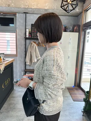 ショート C’LD hair produce /シールドヘア所属・モテ髪/ボブ/ショー ト/アダチフウトのヘアスタイル