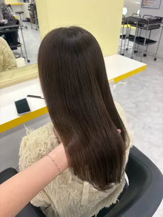 セミロング カラー 💍透明感スタイル 横浜💍MIU💍のヘアスタイル