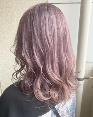 セミロング カラー 💘透明感カラー💘 沖本 将宏のヘアスタイル