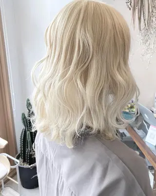 ミディアム カラー パーマ OVER→三軒茶屋 /縮毛矯正・髪質改善のヘアスタイル