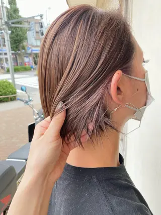 ショート 森 早希絵のヘアスタイル