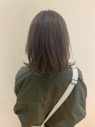 セミロング toki所属・SHU NTAのヘアスタイル