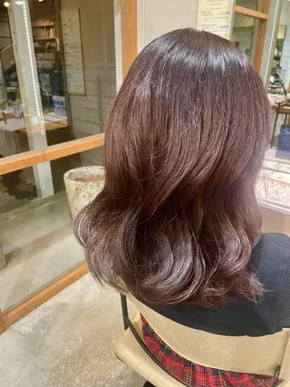 ロング カラー 笹川 桃歌のヘアスタイル
