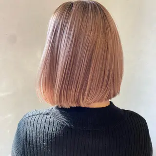 ショート カラー irwi/イルウィ所属・miku🎀門前仲町 ブリーチ・レイヤーのヘアスタイル