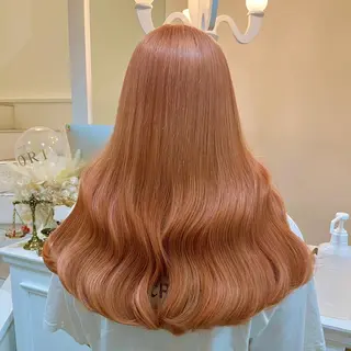 ロング カラー MOE🐈‍⬛🎀 エクステ/ワンホンのヘアスタイル