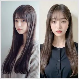 ロング カラー RISE SWELL momoneのヘアスタイル