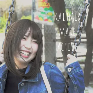 ミディアム カラー 坂東 秀幸のヘアスタイル