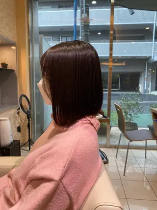 ミディアム enny 清澄白河所属・石坂 るみなのヘアスタイル