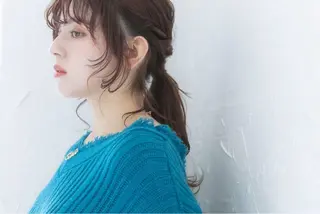 ロング ヘアアレンジ ️🩵透明感カラー Yūka🩵のヘアスタイル