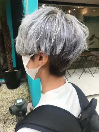 カラー メンズ 佐藤 魁人のヘアスタイル