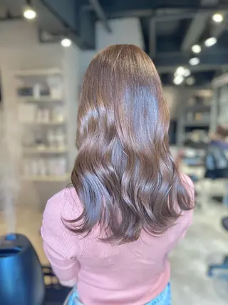 ロング カラー KURO/韓国ヘア /レイヤーカットのヘアスタイル