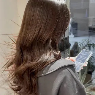ロング mIyu/ナチュラル カラー/レイヤー🤎のヘアスタイル