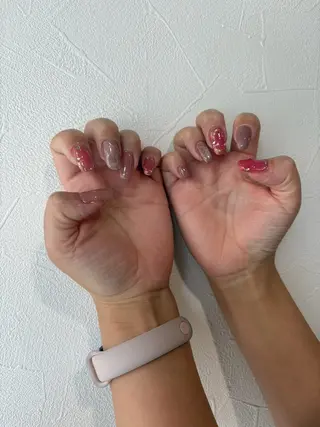 ネイル Vante梅田店所属・vante_aimi .パラジェル取扱店のネイルデザイン