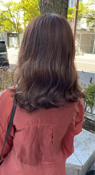 ミディアム カラー 髪質改善美容室Lust所属・美容室Lust💚 嶋崎 鷹のヘアスタイル