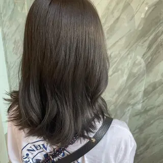 セミロング パーマモデル募集🌈 森脇帆南のヘアスタイル