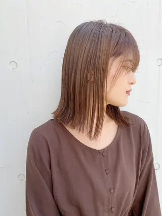 ミディアム カラー ヘアアレンジ ✨ハイクオリティ✨ 山本香也のヘアスタイル