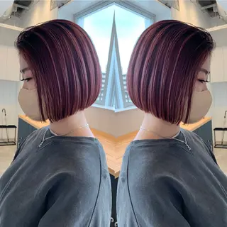 ショート 海外レイヤーカット 🇺🇸山村拓士のヘアスタイル