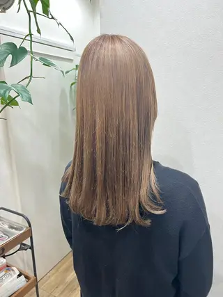 ミディアム カラー 🍇おぐら めぐみ🍇のヘアスタイル