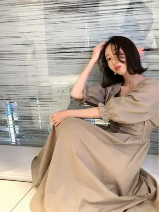 セミロング カラー ヘアアレンジ UNIX Mark Is みなとみらい店【ユニックス】所属・UNIX N.horiiのその他イメージ