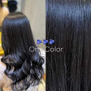 ロング カラー ラフィスヘアードープ所属・👑髪質改善Wカラー /グレージュ/アユカのヘアスタイル