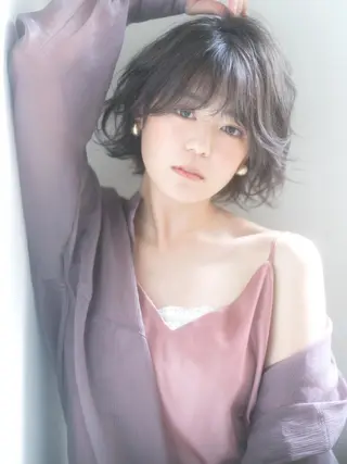 ショート パーマ 🎀ハイトーン/レイ ヤー/Reina🎀のヘアスタイル