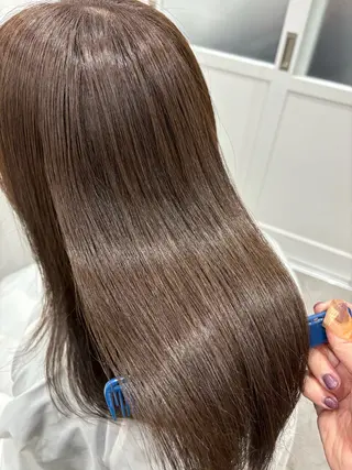 ロング カラー 髪質改善/透明感 カラー/内藤有須加のヘアスタイル