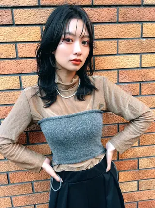 ロング 美容室LIBERTEリベルテ 銀座所属・鈴木 和佳のヘアスタイル