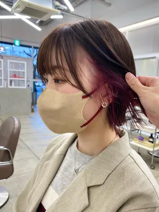 ショート サトウ リョウのヘアスタイル