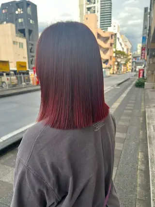 ミディアム カラー yuuna. 🪽のヘアスタイル