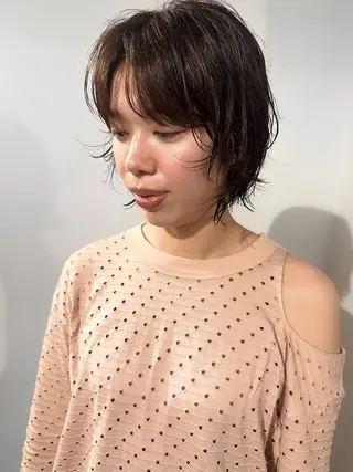 ショート パーマ lelu所属・lelu / 佐々木のヘアスタイル