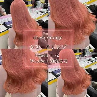 セミロング カラー yoki.【ﾖｷ】所属・Yoki.【ﾖｷ】 OMI／透明感カラーのヘアスタイル