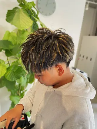 ショート メンズ 💎韓国カラー Giness坂下巧のヘアスタイル