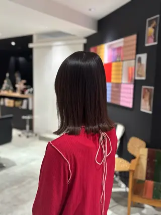 ミディアム 菅原 佑月のヘアスタイル