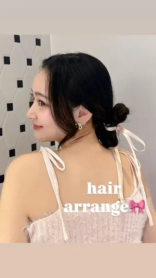 ヘアアレンジ 大人girly/ 銀座RINOSEのヘアスタイル