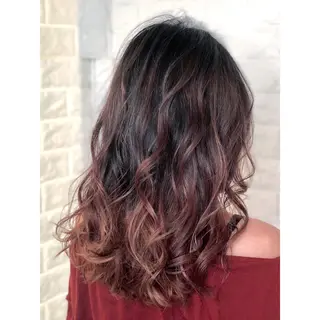 ミディアム カラー KIZU 髪質改善 オカルト怪談のヘアスタイル