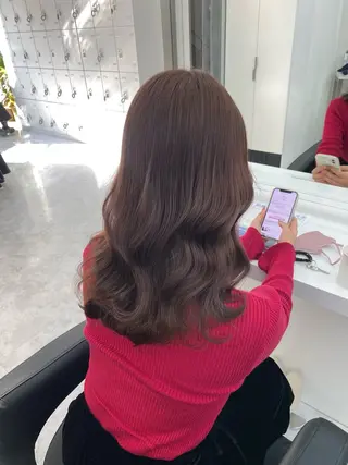 ミディアム カラー tocca hair & treatment博多口店所属・【赤み消しカラー】 中野浩太のヘアスタイル