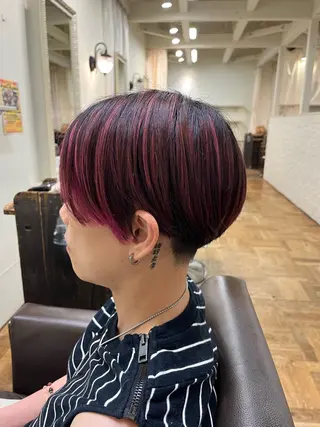 ショート 柴原 佑果のヘアスタイル