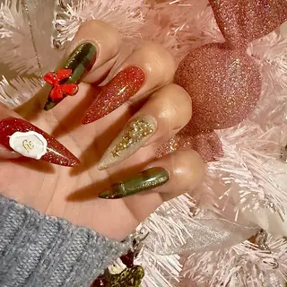 ロング Conjunim MAMI🎀✨のネイルデザイン