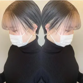 ショート カラー ヘアアレンジ 竹内啓太 ボブのヘアスタイル