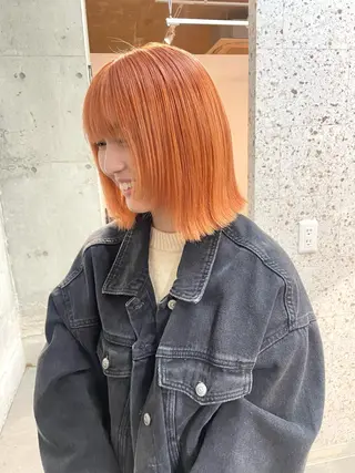 ミディアム カラー lani hair salon所属・SHOTO ハイトー ン/デザインカラーのヘアスタイル