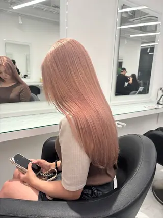 ロング カラー 💖ミルクティー💖 あかり💖のヘアスタイル