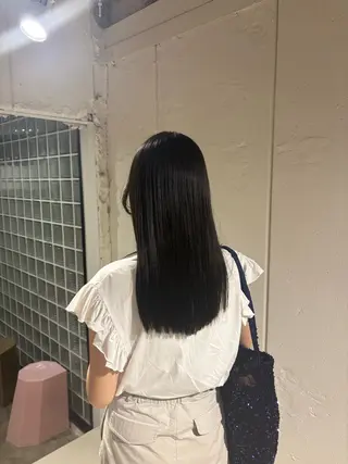 ロング カラー Jr.スタイリスト ヨシノヒメカ　梅田のヘアスタイル