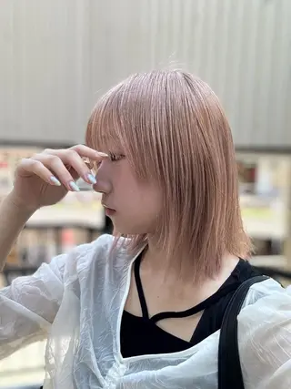 ミディアム ミユル/ ブリーチカラー🎀✨のヘアスタイル
