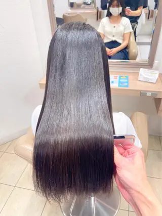 ロング Ash国立店 池田勇一”のヘアスタイル