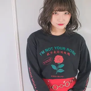 ショート メッシュ&パーマ特化 🔥山田雄大🔥のヘアスタイル