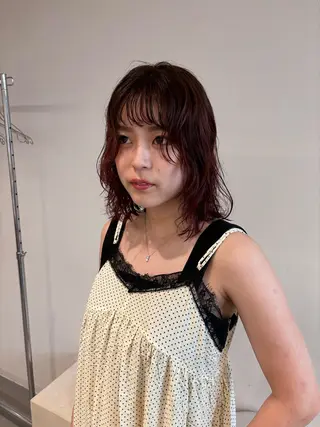 ミディアム カラー ' RYOKAのヘアスタイル